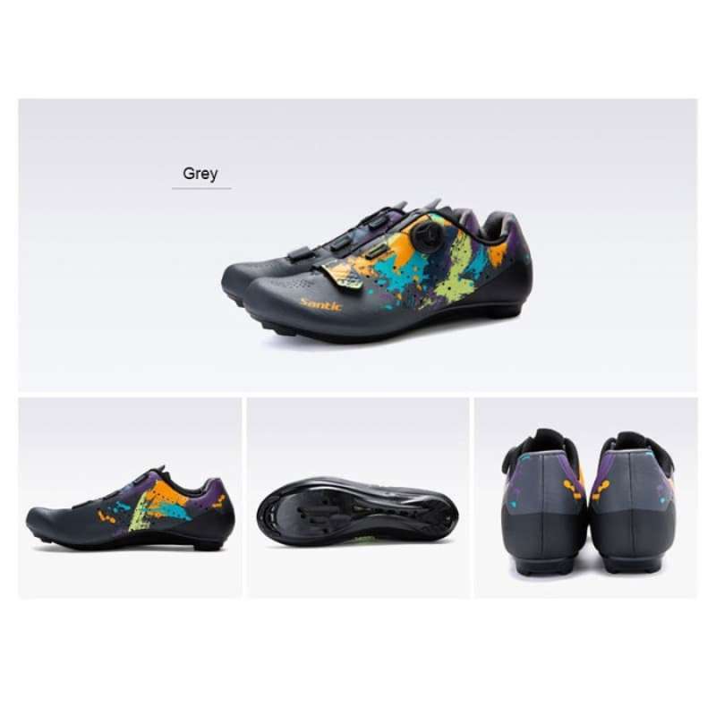 Jual Santic Cycling Road Bike Shoes Sepatu Cleat Sepeda 01 Online Oktober 2020 Blibli Com