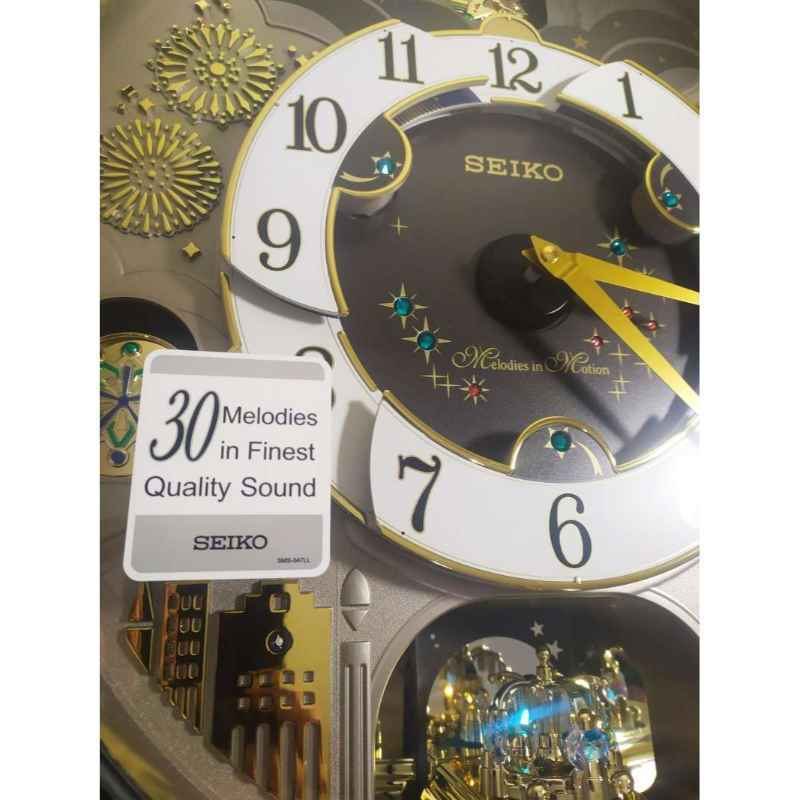 Jual Seiko Qxm385n Melodies In Motion 30 Hifi Melodies Jam Dinding Musikal 44 Cm Online Desember 2020 Blibli