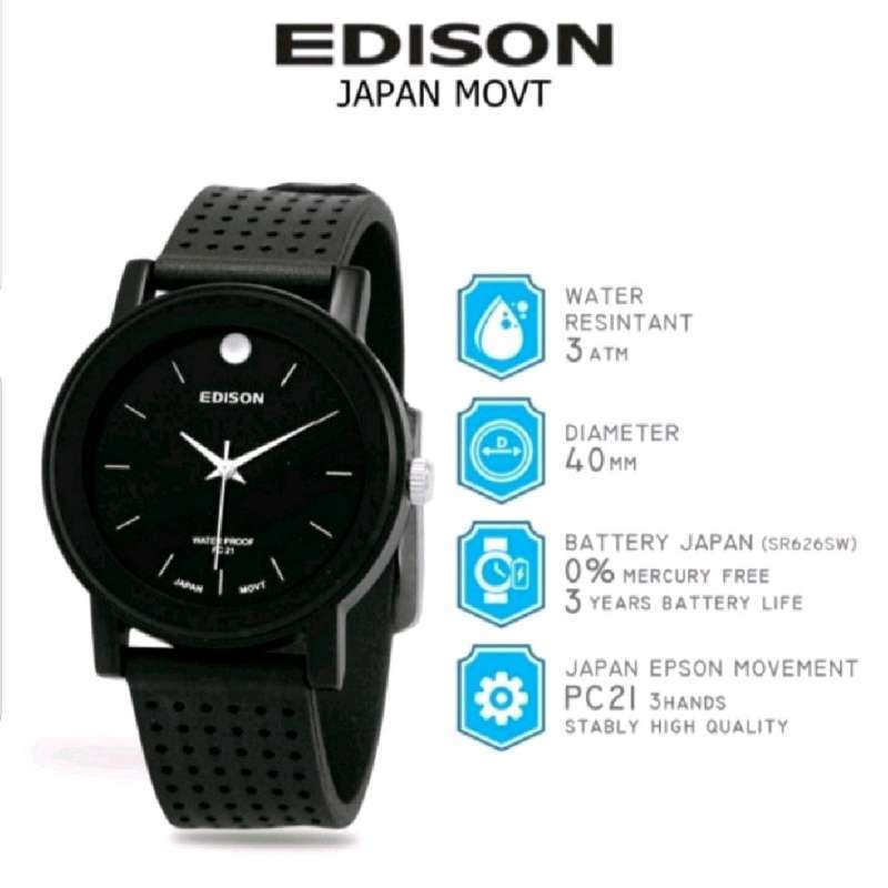 Edison quartz watch japan movt sale
