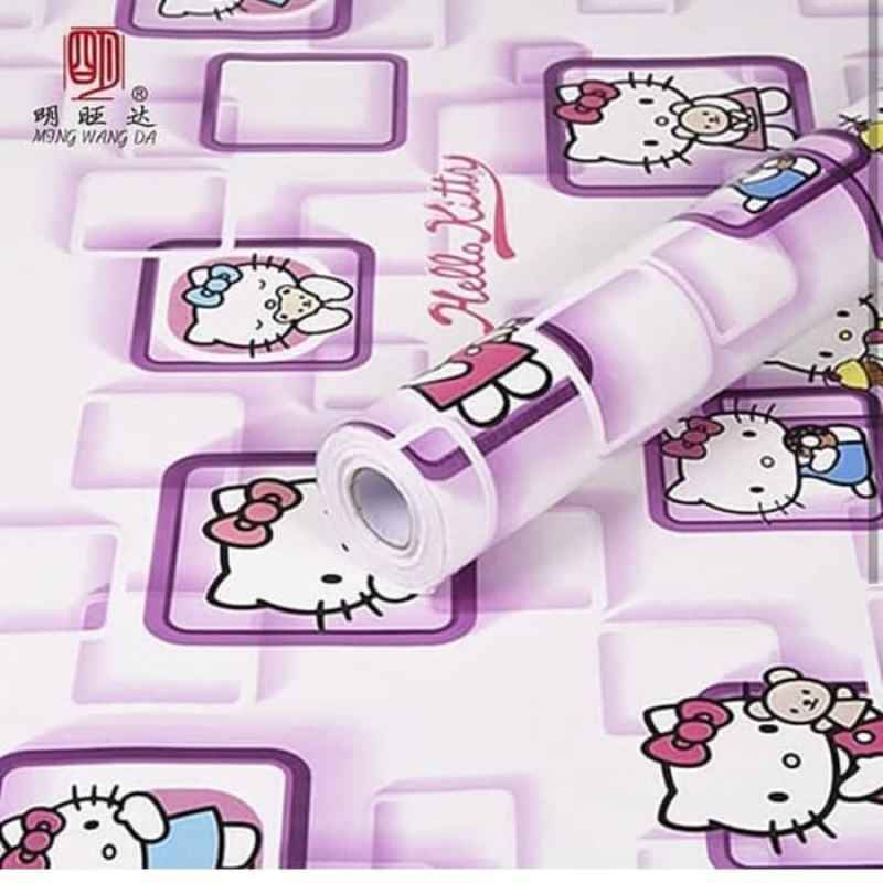 Wallpaper Dinding Hello Kitty 3d Image Num 51