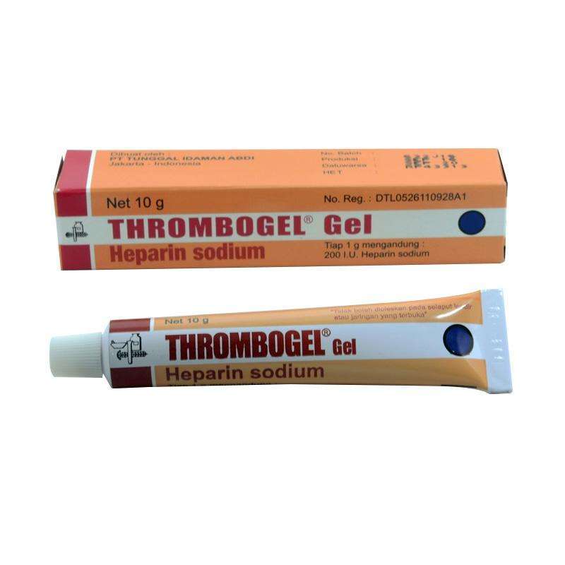 Jual Thrombogel Gel Obat Topikal 10 Gram Salep Cream Untuk Menghilangkan Darah Beku Dan Keloid Pada Kulit Di Seller Saif Shop Kota Jakarta Timur Dki Jakarta Blibli