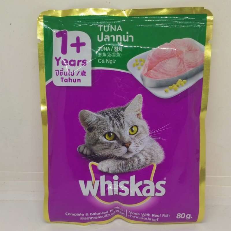 Wet food kucing whiskas cheap
