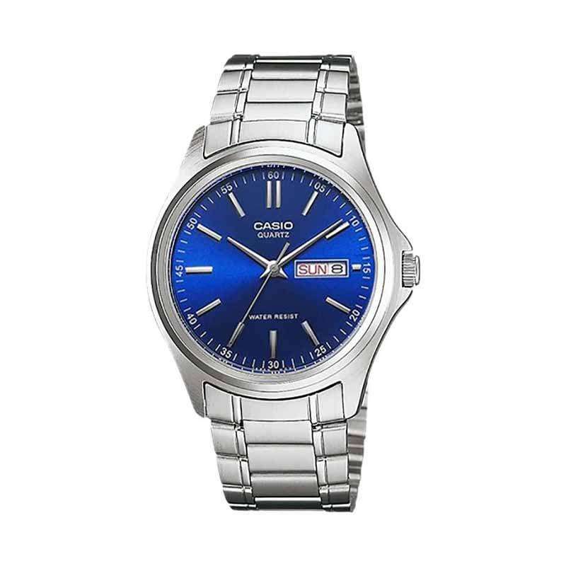 Casio enticer blue dial discount