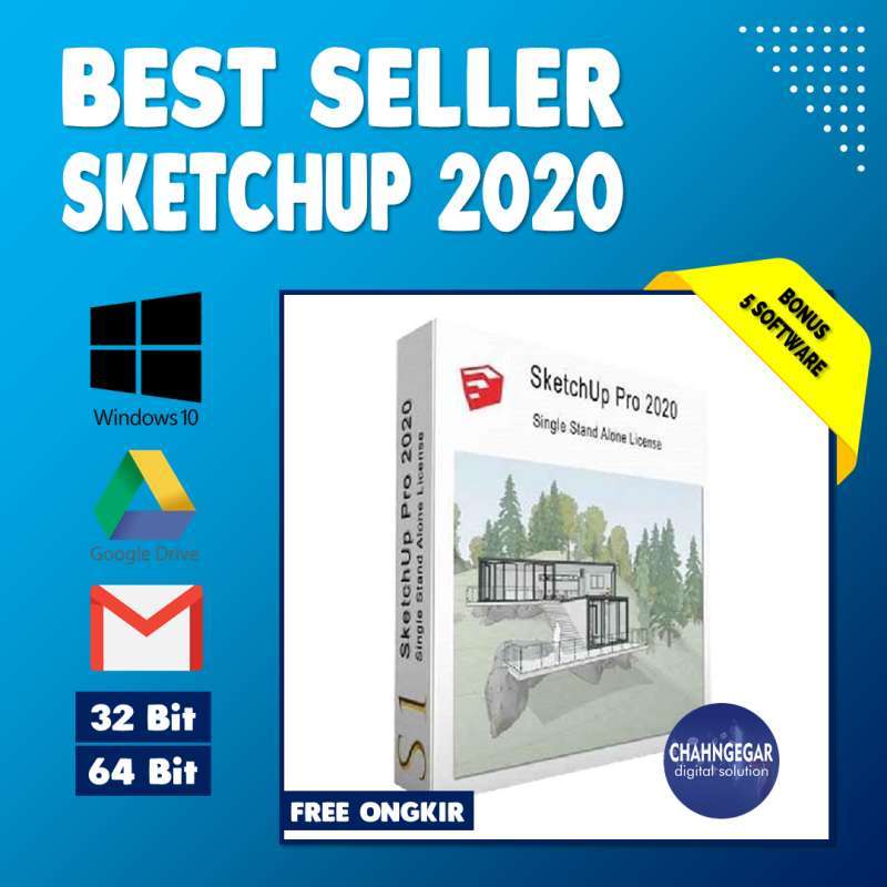 Jual Sketchup Pro 2020 Software Desain Arsitek Windows Aksesoris Laptop Komponen Komputer Online Desember 2020 Blibli