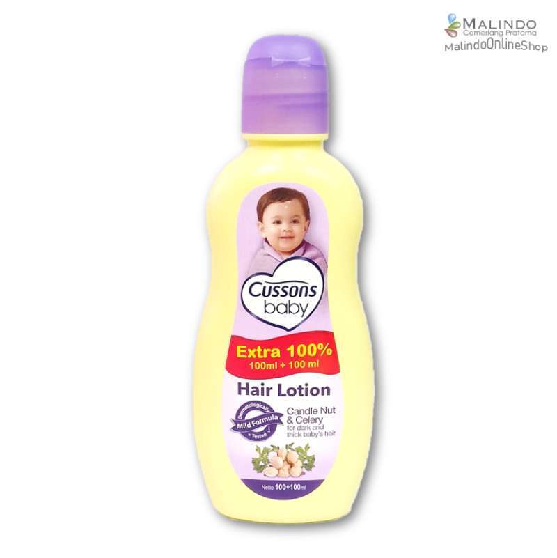 Cussons baby hair lotion candlenut hotsell & celery