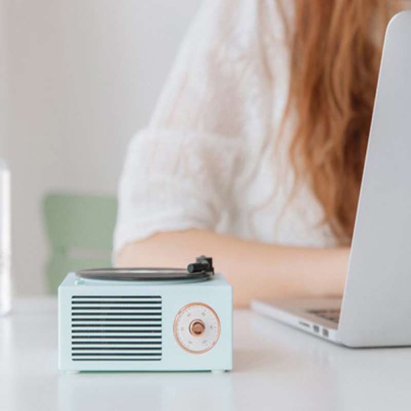 Jual Bluetooth Speaker Retro Vinyl Record Player Mini Small Audio Wireless Super Bass Online Februari 2021 Blibli
