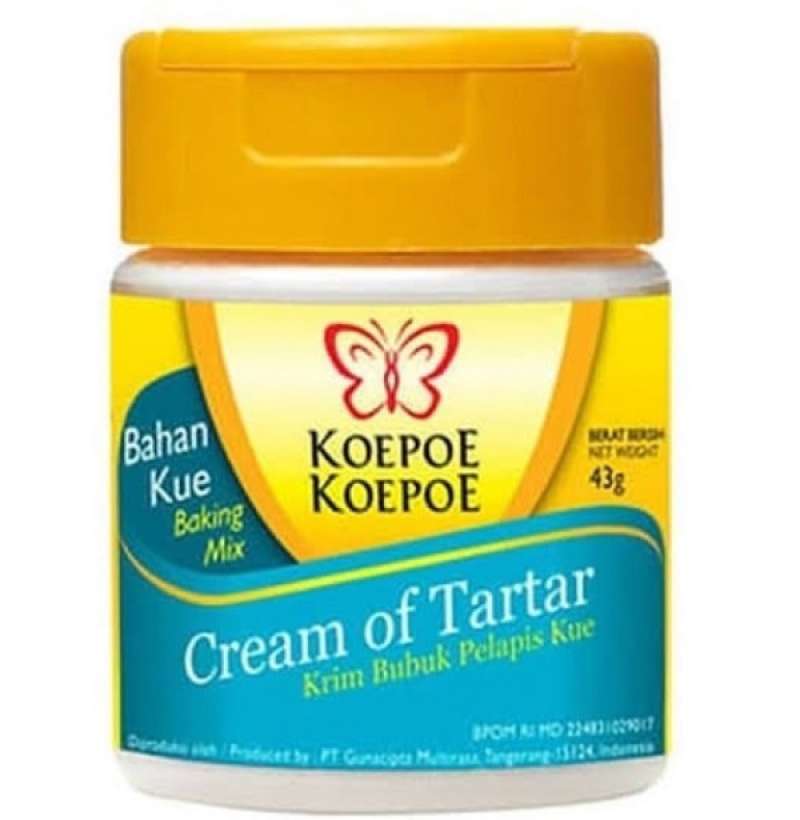 Jual Koepoe Koepoe Cream Of Tartar Krim Bubuk Pelapis Kue Online November 2020 Blibli Com