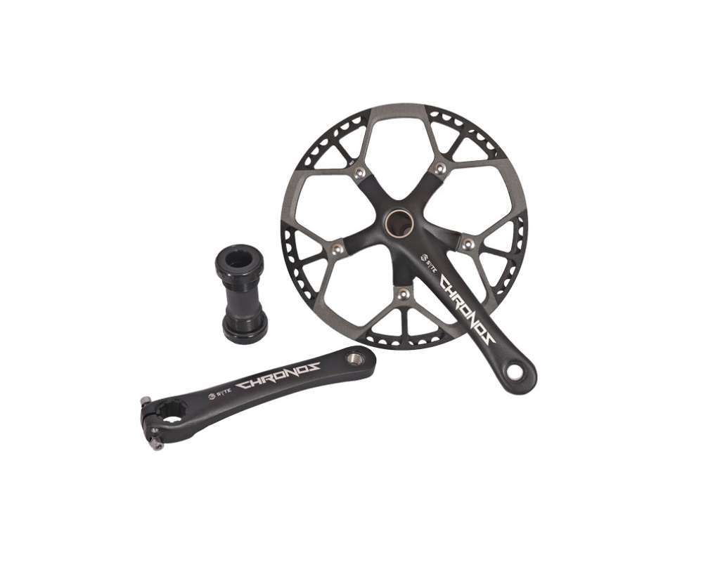 Promo Chainwheel Chronoz Type Hollow, (56t*170mm), Bk, St-m111