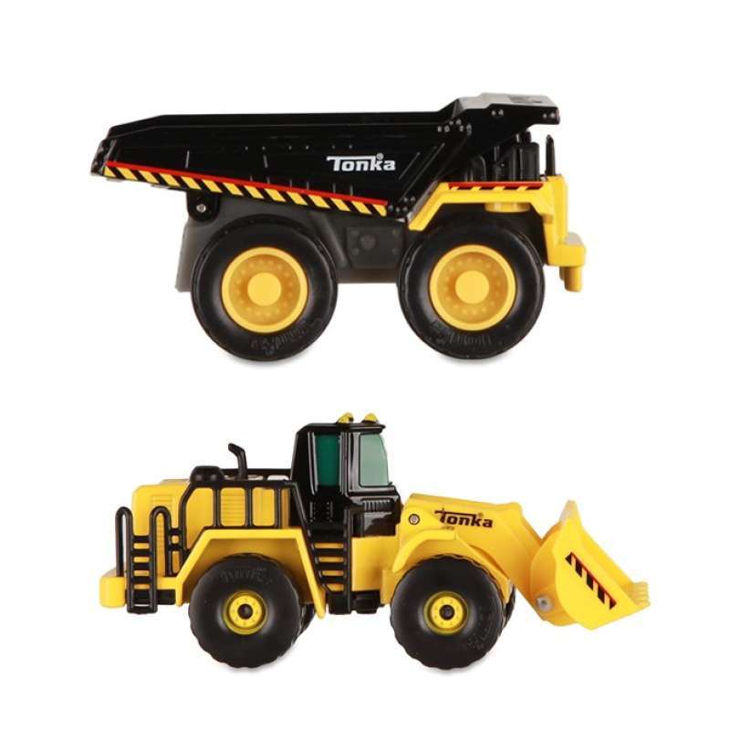 tonka classic dump and loader truck