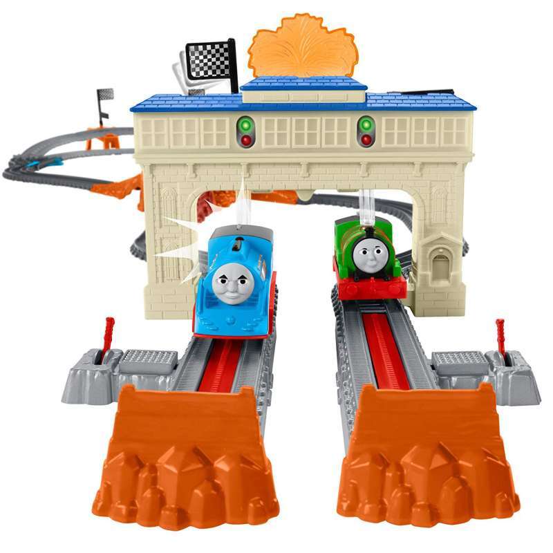 thomas trackmaster railway race set
