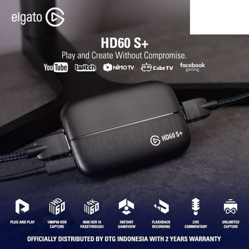 Jual Elgato Hd60s Hd60 S Hdr10 Game Capture Card Stream And Record Online Desember 2020 Blibli