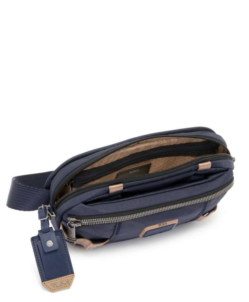 Promo Tumi Alpha Bravo Peyton Bike Sling - Midnight Navy/khaki
