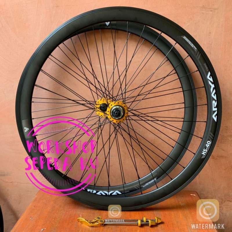 Wheelset araya 700c new arrivals
