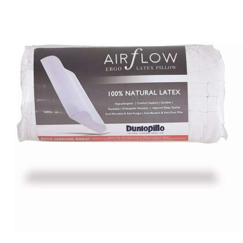 DUNLOPILLO Airflow Ergo Latex Pillow 60x40cm