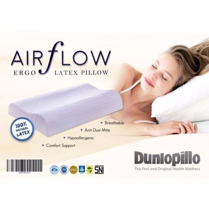 Dunlopillo airflow deals ergo latex pillow
