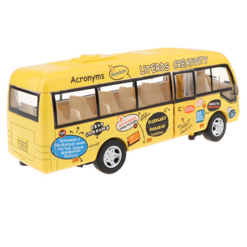 Jual Cute Travel Bus Alloy Diecast Model Vehicles Toys For Children Birthday Gift Online Desember 2020 Blibli