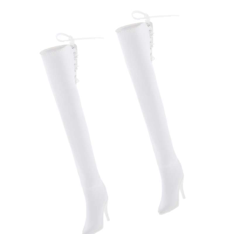 Action Figure Shoes 1/6 Thigh High Long Boots for Phicen Cy Girls Accessory 