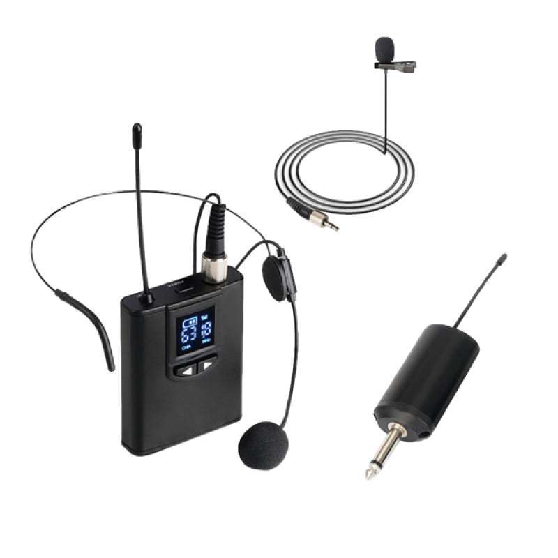 Promo UHF Wireless Headset Lavalier 