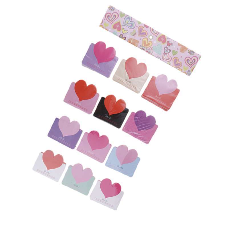oem 120 pieces romantic heart message notes card hanging gift cards wedding favor full01