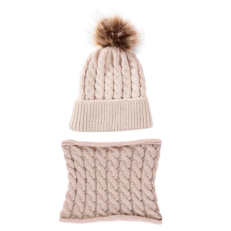 Promo Baby Knitted Hat Scarf Kids 