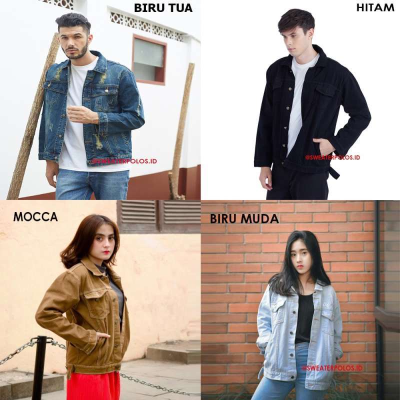 Promo Jaket Jeans Denim Pria Wanita Diskon 22 Di Seller Fashionable Id Tanah Kali Kedinding Kota Surabaya Blibli