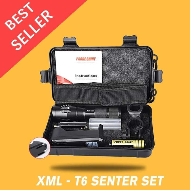 promo paket senter taffware taff led e17 led tactical xml t6 8000lumens