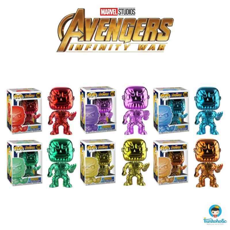 Funko POP! Set Promotion Avengers Infinity War Thanos Chrome items