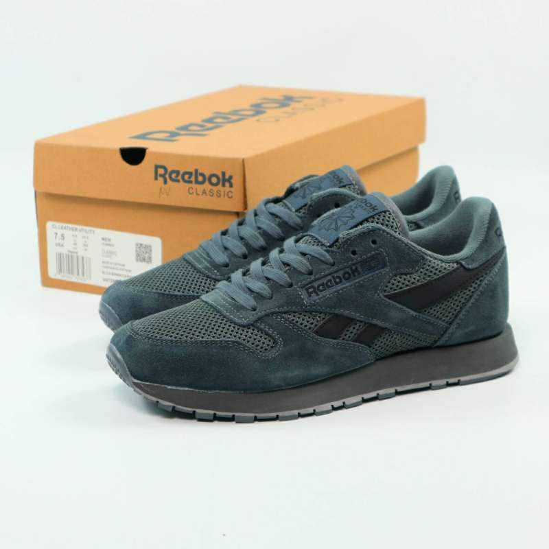 Reebok classic best sale dark grey