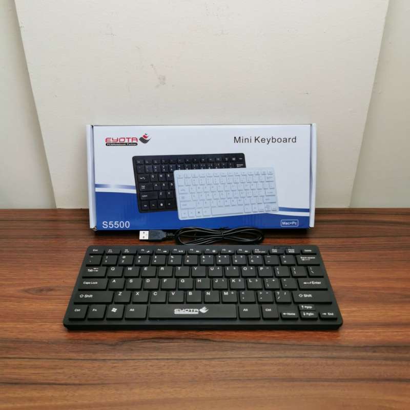 Eyota S5500 Keyboard Mini USB Keyboard Untuk Pc Keyboard Import Keyboard USB