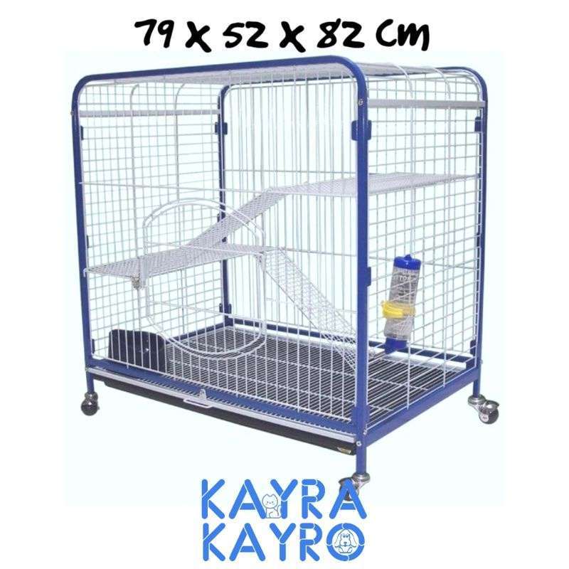 Jual Octagon Pet Cage 79 X 52 X 82 Cm Kandang Besi Tingkat