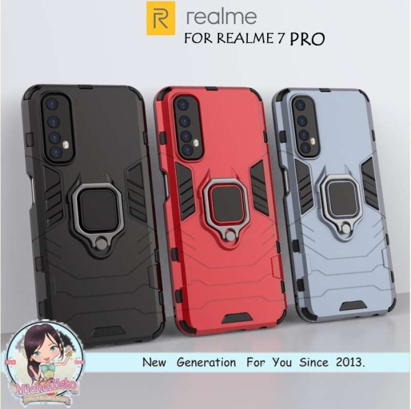 Jual Case Realme 7 Pro Transformer I Ring Stand Magnetic Holder Hardcase Online Januari 2021 Blibli