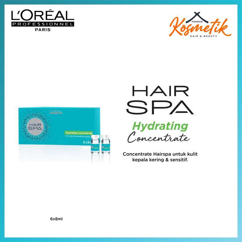 Promo Loreal Hair Spa Hydrating concentrate 6 x 8ml Diskon 30% di Seller  Pondok kosmetik - Pondok Kopi-2, Kota Jakarta Timur | Blibli