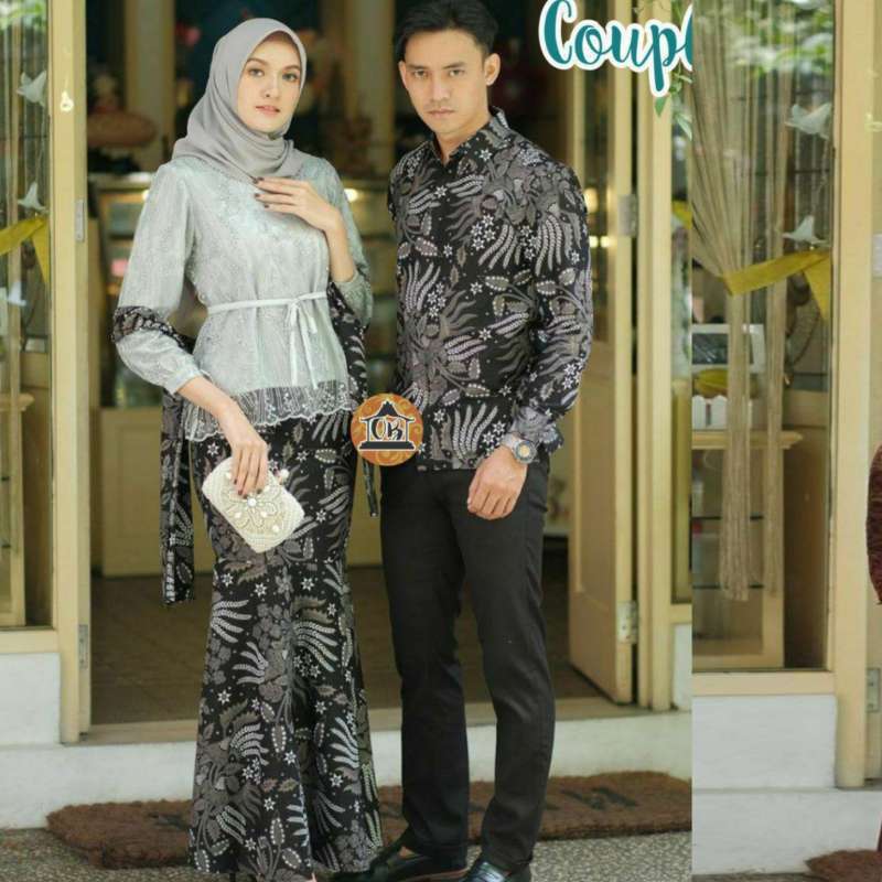 Jual Snoebel Od Rok Duyung Juwita Couple Batik Sarimbit Kebaya Modern Brokat Batik Online Mei 2021 Blibli