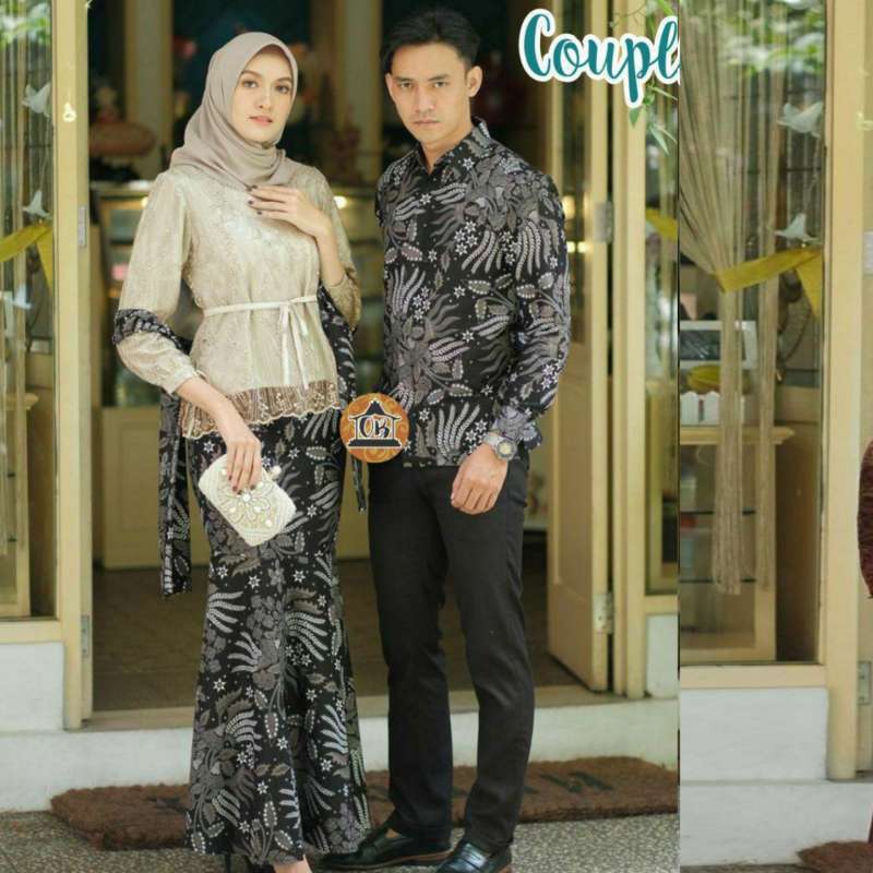 Jual Snoebel Od Rok Duyung Juwita Couple Batik Sarimbit Kebaya Modern Brokat Batik Online Februari 2021 Blibli