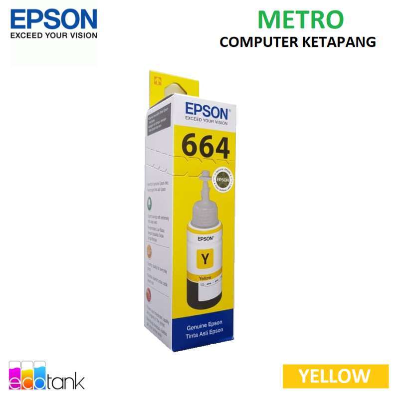 Jual Tinta Epson 664 Yellow Original di Seller Metro Computer Ketapang -  Kab. Ketapang, Kalimantan Barat | Blibli