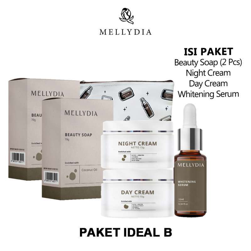 Jual Mellydia Skincare Paket Ideal B Online Januari 2021 Blibli