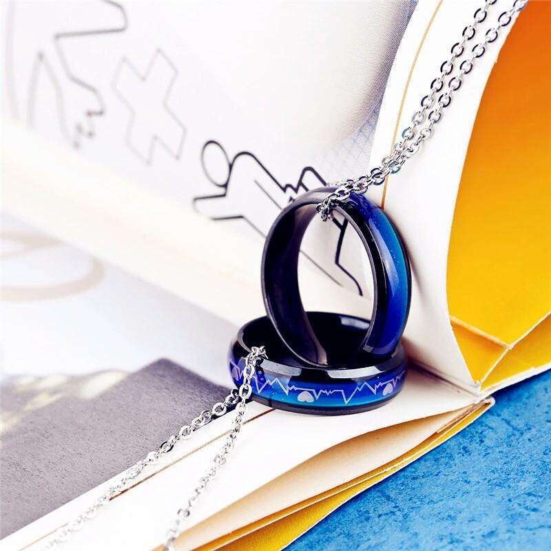 Titanium mood deals ring