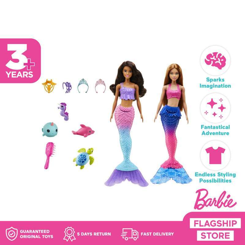 Jual Barbie Dreamtopia Ocean Adventure Mermaid Dolls And Accesories Mainan Boneka Anak Perempuan Di Seller Mattel Official Store Gandasari Kota Tangerang Blibli