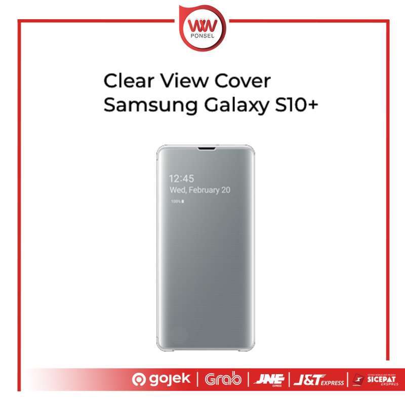 Case Clear View Cover Samsung S10+ Original
