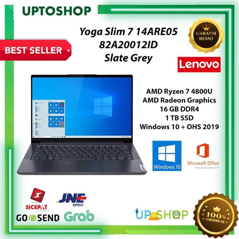 Jual Lenovo Yoga Slim 7 14are05 12id Laptop Amd Ryzen 7 4800u 16gb Onboard 1tb Ssd M 2 14 Inch Fhd Win 10 Ohs 2019 Online Desember 2020 Blibli
