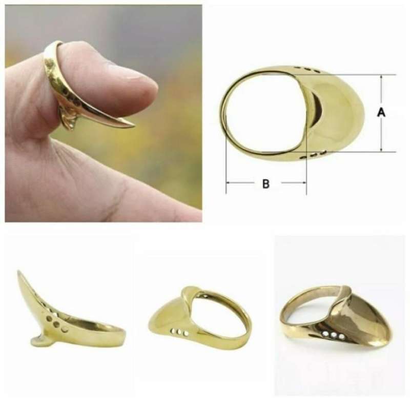 Horse bow thumb ring sale