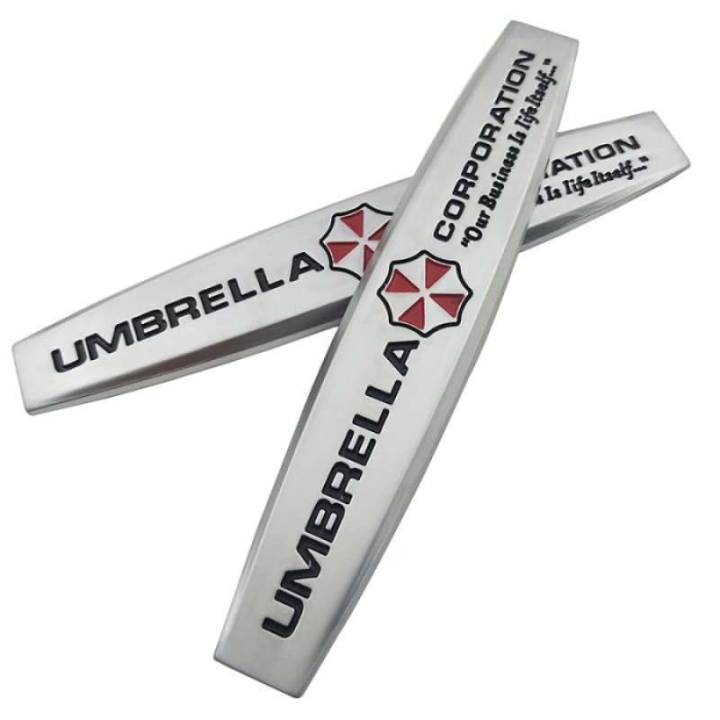 3 stk UMBRELLA Corporation Auto Aufkleber 3D METALL Resident Evil