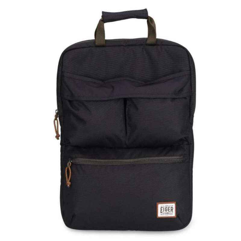 Jual EIGER JOURNAL SLEEVE BAG 1A LAPTOP BACKPACK Black di Seller