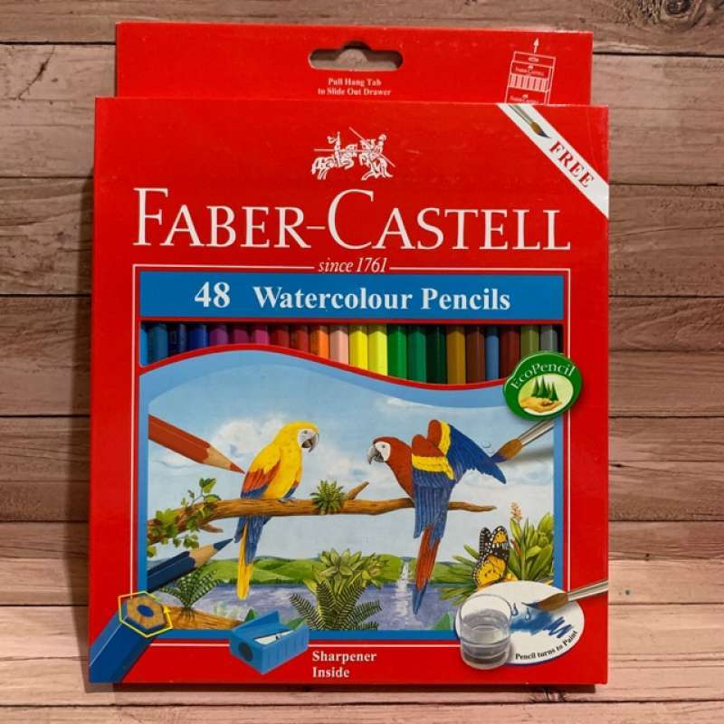 Jual Faber Castell Pensil Warna Multicolour 48 W Set Online Desember 2020 Blibli