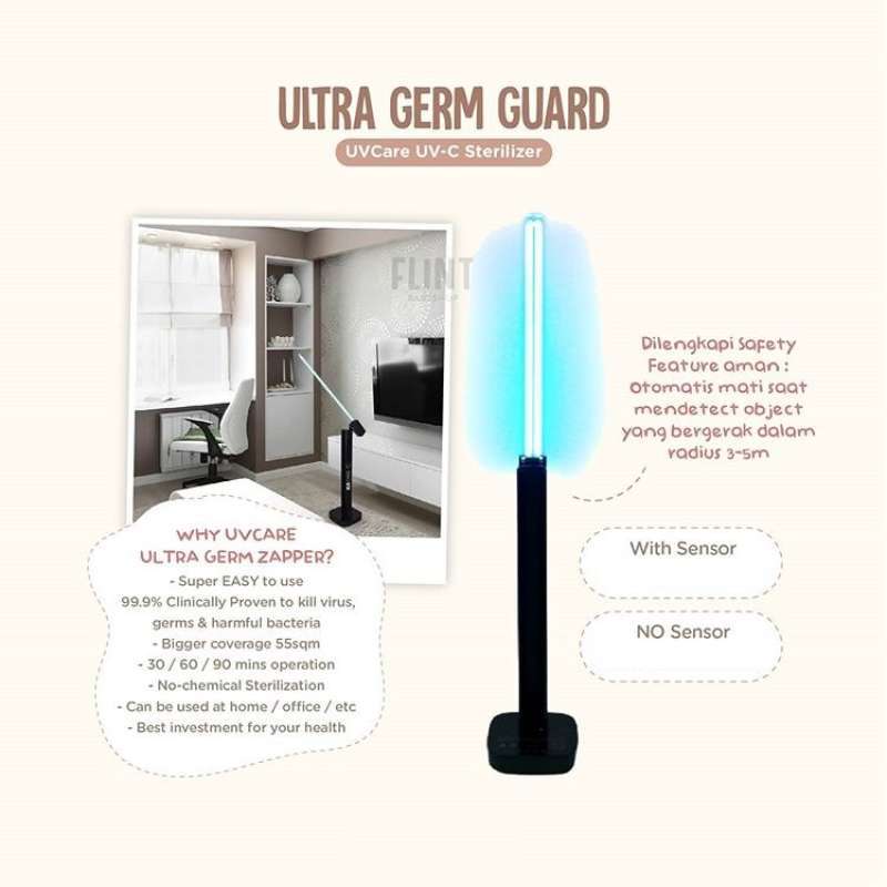 Jual Uv Care Ultra Germ Zapper With Sensor Online Maret 2021 Blibli