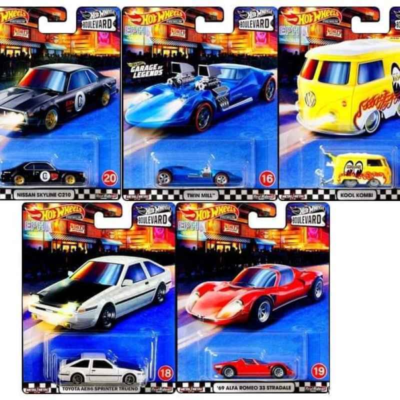 Jual Hot Wheels Boulevard Mix D Set Kool Kombi Mooneyes Toyota Ae86 C210 Online Maret 2021 Blibli