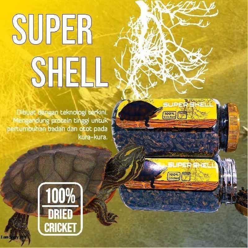 Jual Pakan Pelet Makanan Kura Kura Super Shell Jangkrik Kering Kura Brazil Kura Ambon Aligator Snapping Turtle Tortoise Ikanesia Big Size Terbaru November 2021 Harga Murah Kualitas Terjamin Blibli