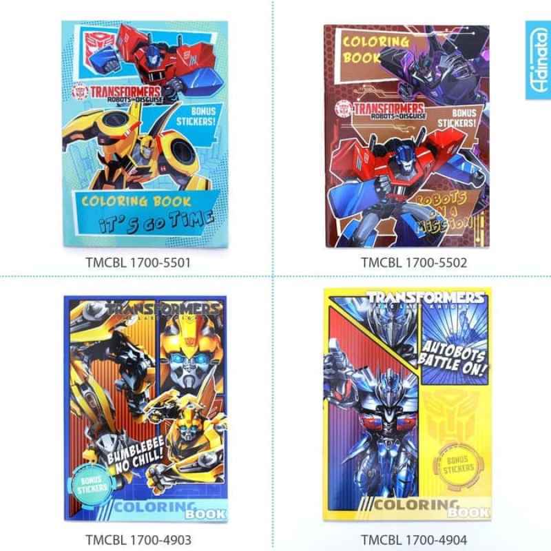 Coloring Book Transformer Large Buku Mewarnai Adinata Terbaru Juli 2021 Harga Murah Kualitas Terjamin Blibli