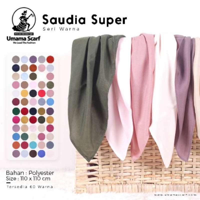Jual Hijab Segi Empat Umama Scraf Saudia Super Jilbab Segi Empat Polos Online Januari 2021 Blibli