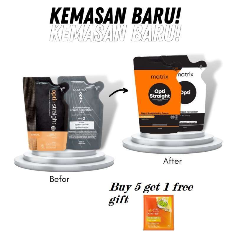 Promo Matrix Mini Opti Straight Obat Pelurus Rambut 125ml